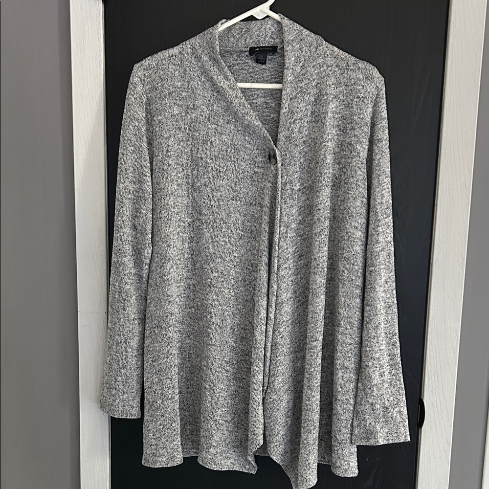 AB Studio Heather Gray Women's Cardigan